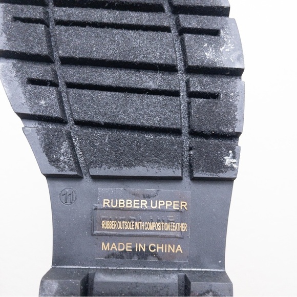 NEW Everlane The Rain Boot 11 Black Ankle Slip Resistant Comfort Rubber Lug Sole - Picture 8 of 15